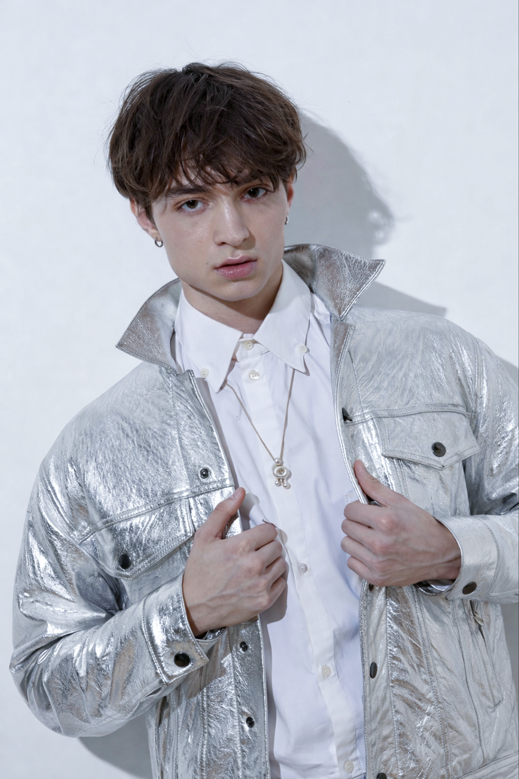 Metallic Worker Jacket - Image 3