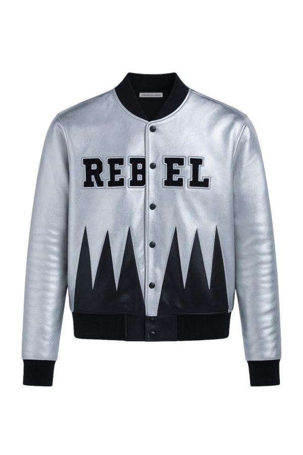 Rebel Leather Bomber