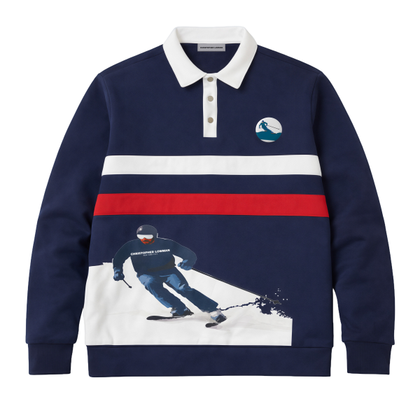 SKI TRIP LONG SLEEVE POLO