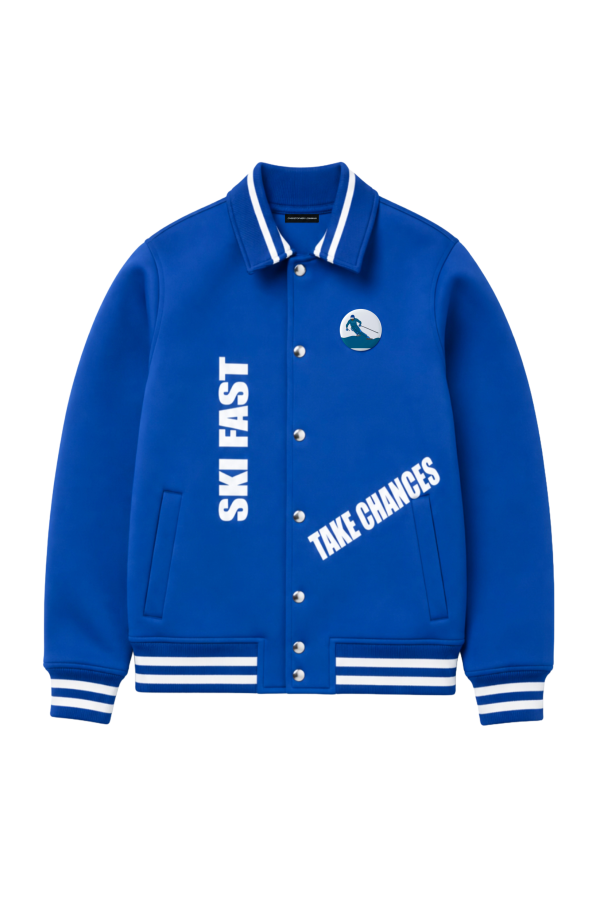SKI FAST VARSITY JACKET