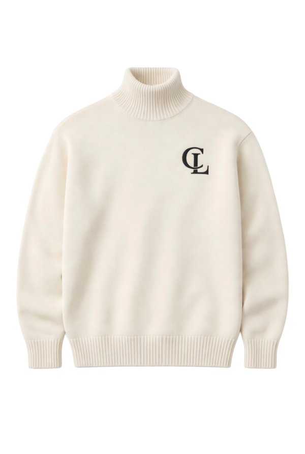 KNITTED TURTLENECK (OFF-WHITE)