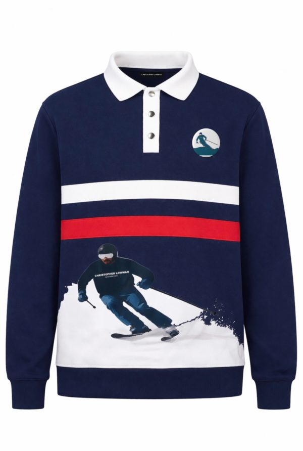 SKI TRIP LONG SLEEVE POLO