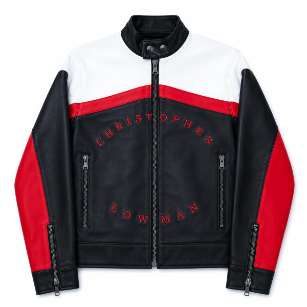 Leather Racing Jacket (RED)