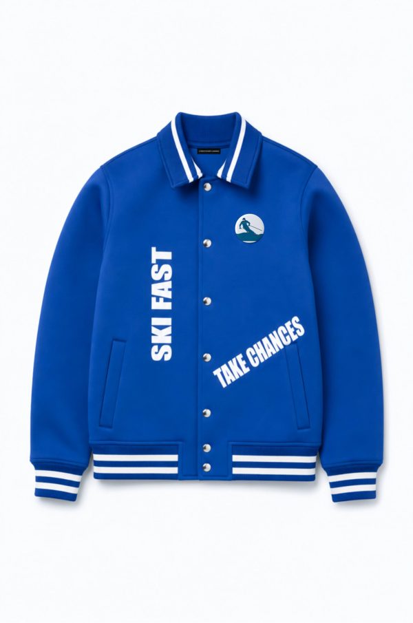 SKI FAST VARSITY JACKET