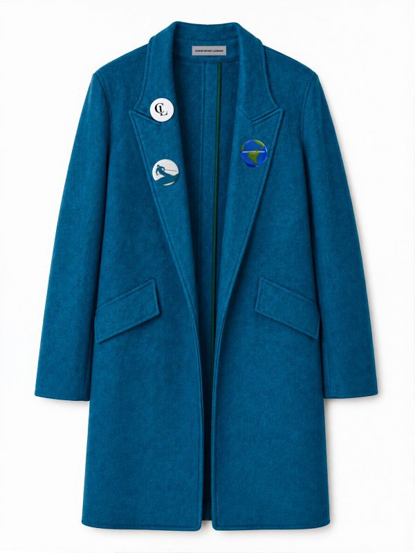Boiled Wool Tailored Coat
