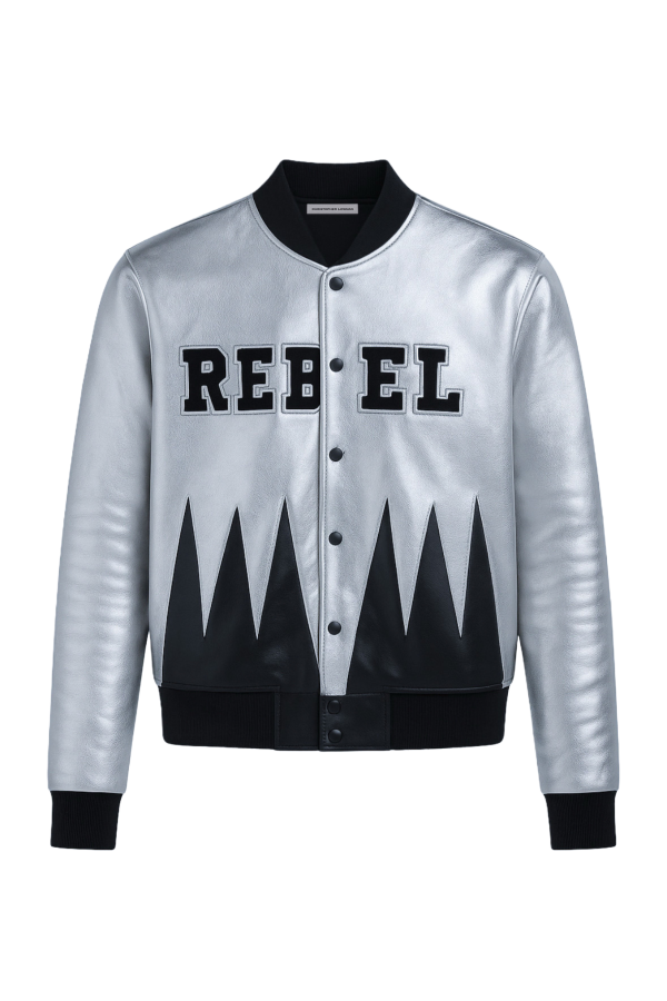 Rebel Leather Bomber