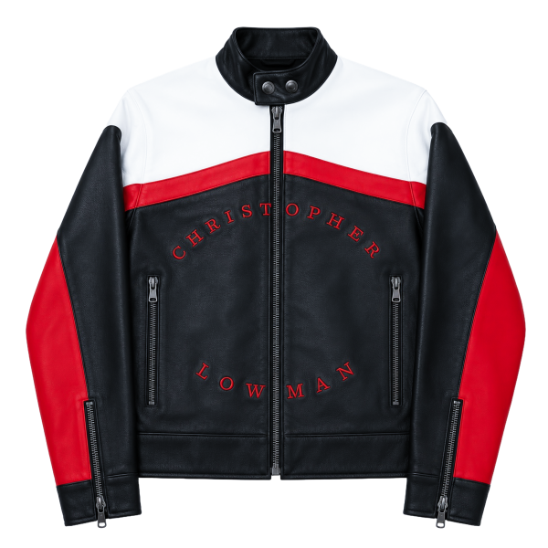 Leather Racing Jacket (RED)
