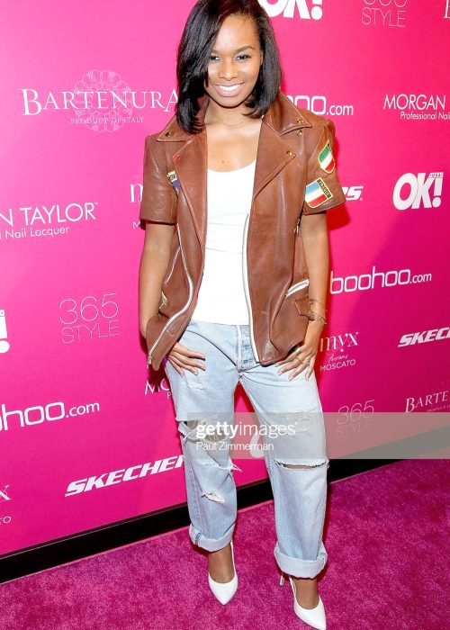 NEW YORK, NY - SEPTEMBER 10:  Chyna Layne attends OK Magazine's 8th Annual New York Fashion Week Celebration at VIP Room NYC on September 10, 2014 in New York City.  (Photo by Paul Zimmerman/WireImage)