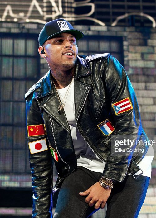 NEW ORLEANS, LA - MARCH 12:  Chris Brown performs during the "Between The Sheets Tour" at Smoothie King Center on March 12, 2015 in New Orleans, Louisiana.  (Photo by Erika Goldring/Getty Images)